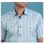 Daniel Grahame Geneva Short Sleeve Shirt Turq Circles 131-14458-33